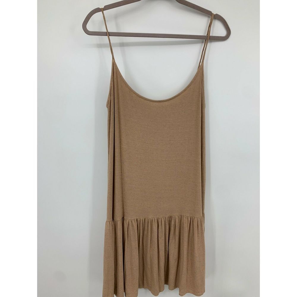 NYTT dress small open back drop waist heathered spaghetti strap casual beach